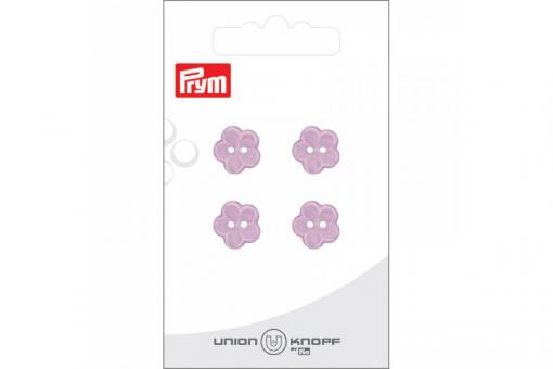 Knöpfe - Blümchen - 12 mm - Rosa