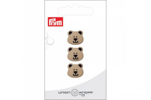 Knöpfe - Bären-Kopf - 15 mm