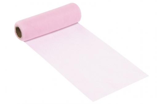 Tüll-Rolle - 15 cm x 15 m - Rosa
