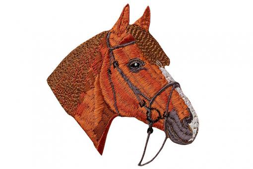 Applikation - Pferdekopf