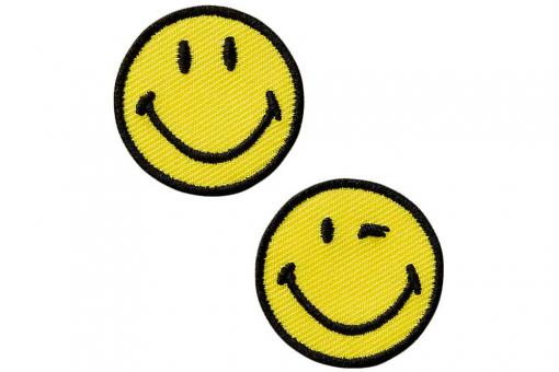 Applikation - Smiley© 2 Stück