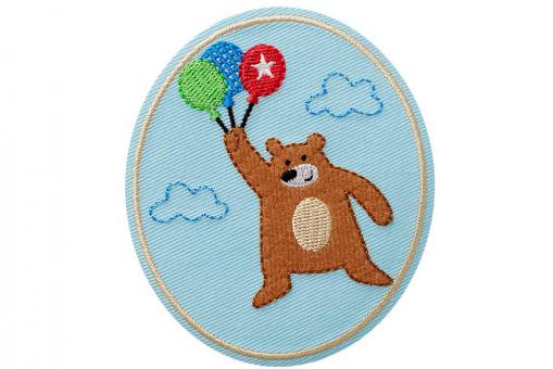 Applikation - Bärchen mit Ballons