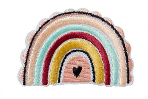 Applikation - Regenbogen mit Herz