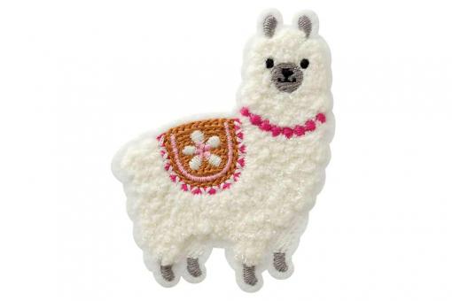 Applikation - Flauschiges Alpaka