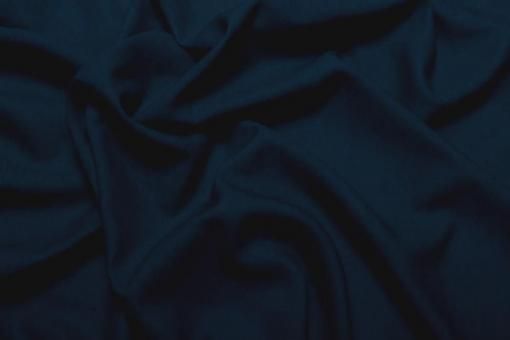 Leinen mit Viskose - Nachtblau - 1,0 Meter