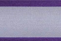 Organza/Satinband mit Drahtkante 40 mm - 25 m Rolle