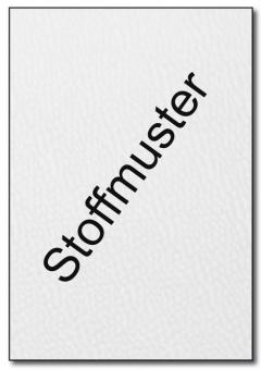 Stoffmuster: Kunstleder - Deluxe - Weiß