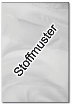Stoffmuster: Organza - permanent schwer entflammbar - 300 cm - Weiß