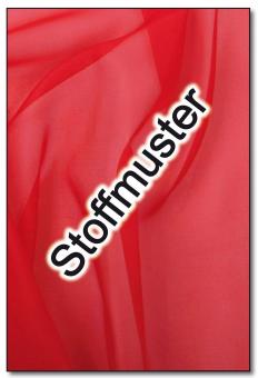 Stoffmuster: Voile - permanent schwer entflammbar - 300 cm - Rot