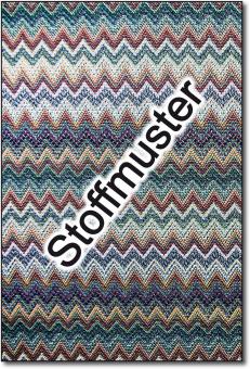 Stoffmuster: Dekostoff Gobelin - Zick-Zack-Streifen Bunt