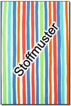 Stoffmuster: Dekostoff deluxe - Doggy - Streifen - 280 cm - Bunt