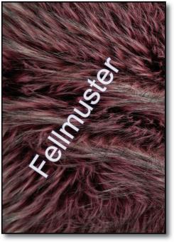 Pelzmuster: Zottelfell-Imitat - Rosa