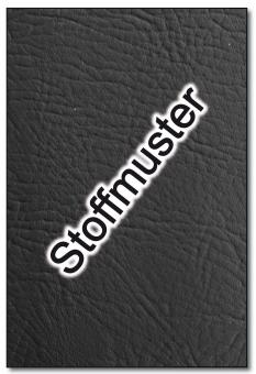 Stoffmuster: Büffelleder Imitat - Deluxe - Schwarz