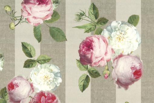 Outdoor-Stoff Dralon® - Blütenstreifen Elena