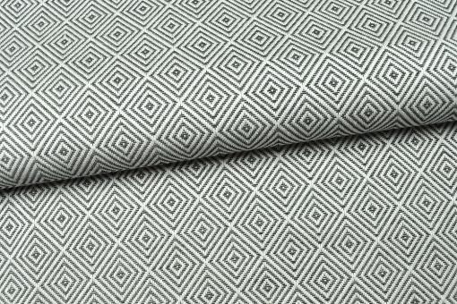 Outdoor-Jacquard Dralon® - Raute - Grau