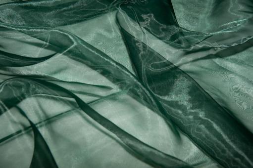 Organza Stoff - Tanne - 2,0 Meter