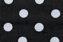 Stoffband Punkte mit Drahtkante 40mm - 20m Rolle