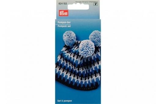 Pompon-Set für 4 Größen Prym - Farblich sortiert
