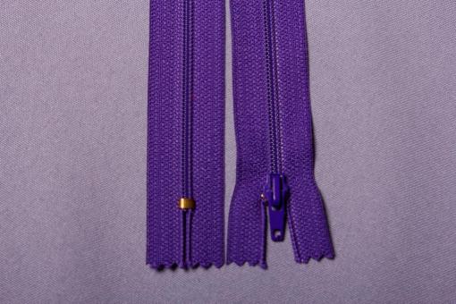 Kunststoff-Reißverschluss nicht teilbar - 18 cm