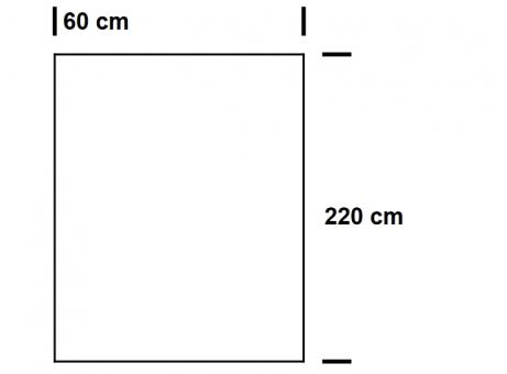 Fertig-Gardine linke + rechte Seite - Universalstoff - a: 60 x b: 220 cm - Safarigrün