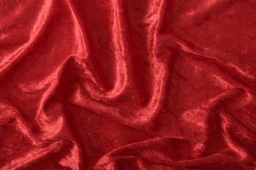 Pannesamt Stoff - Rot