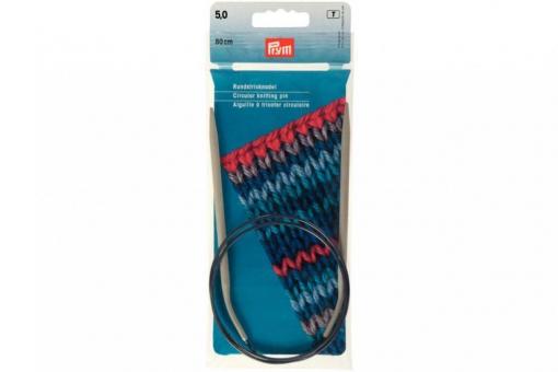 Rundstricknadeln Prym 80 cm - 5,0 mm Grau ALU