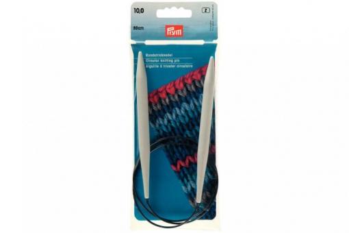 Rundstricknadeln Prym 80 cm - 10,0 mm Grau KST