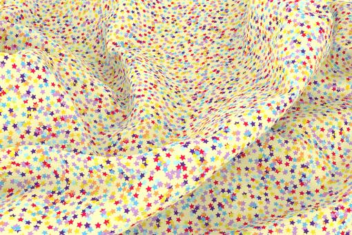 Wärme-Fleece - Sternenkonfetti