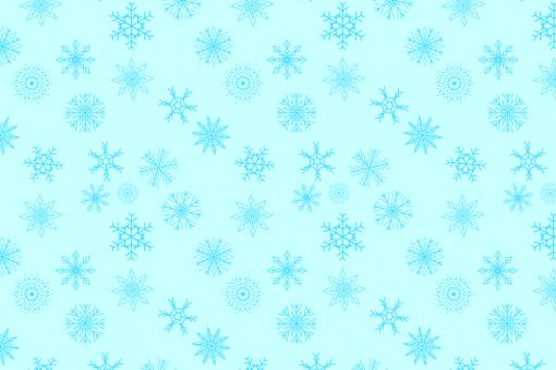 Wärmevorhang-Stoff - Schneekristalle