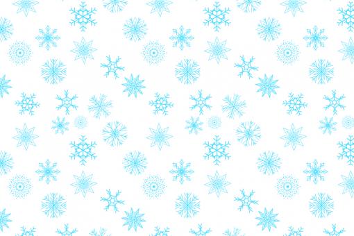 Wärmevorhang-Stoff - Schneekristalle