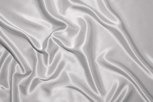 Echte Seide - Stretch - Hellgrau