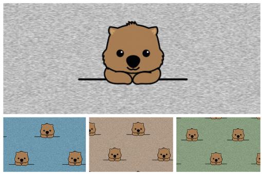 Softshell Melange - Mein kleiner Wombat