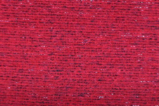 Glitzer-Strick - Modena Rojo