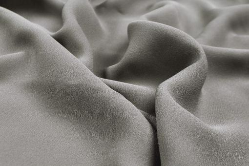 Blusen-Chiffon - Kiesel