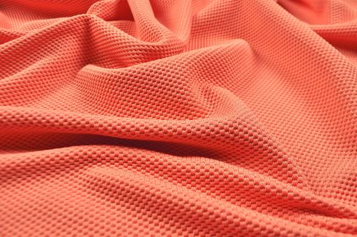 Piqué Stretch - Koralle
