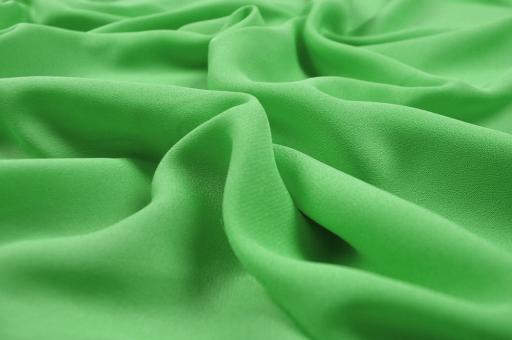 Blusen-Chiffon - Wiesengrün