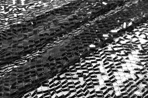 Paillettenstoff - Stäbchen