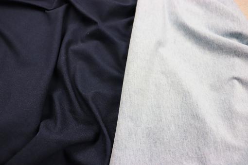 Viskosejersey deluxe - Nachtblau - B-Ware - 3,0 Meter