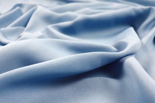 Blusen-Chiffon - Stahlblau