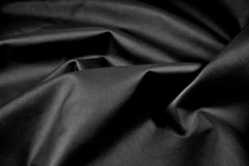 Echtleder-Haut Dallas - Haut ab 4 qm - Schwarz glatt