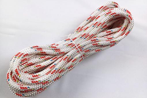 Tau - Weiß/Rot - Durchmesser 10 mm - 32 m