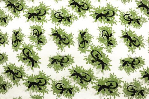 Jersey - Kleine Echsen - Grün