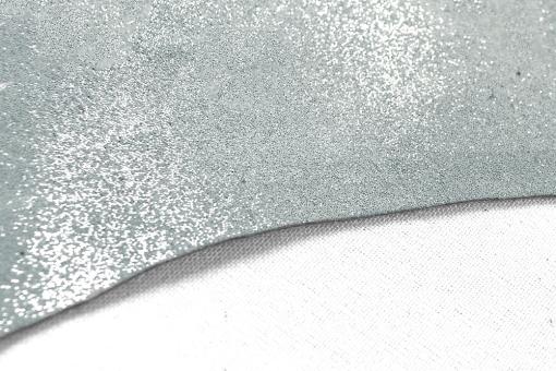 Echtleder-Haut glitzernd - 1 qm