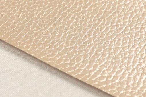 Kunstleder Metallic - Champagner