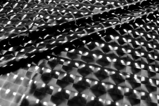 Stretch-Folienstoff - Black 3D