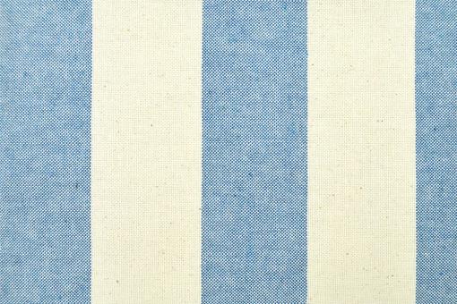 Segeltuch Nature - 280 cm - Blockstreifen - Blau