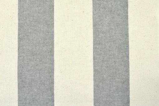 Segeltuch Nature - 280 cm - Blockstreifen - Grau