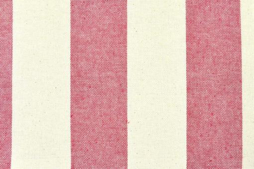 Fertig-Segeltuch Nature - Rechteck - a: 144 x b: 153 cm - Blockstreifen Rot