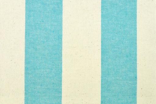 Segeltuch Nature - 280 cm - Blockstreifen - Türkis