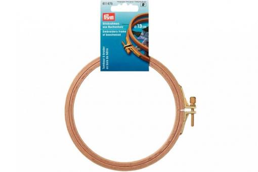 Stickrahmen Buchenholz mit Schraube Prym 8 mm x 12,5 cm
